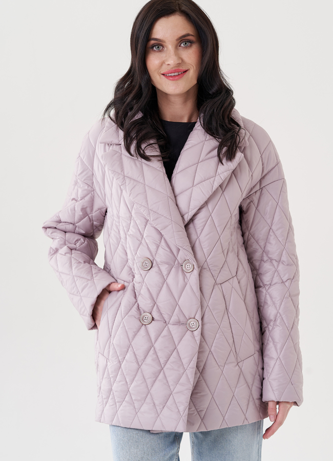 Женское полупальто с английским воротником  модель № 22544 в кредит