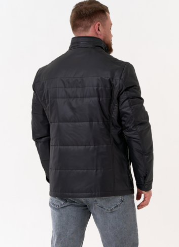 Мужская куртка с воротником стойкой