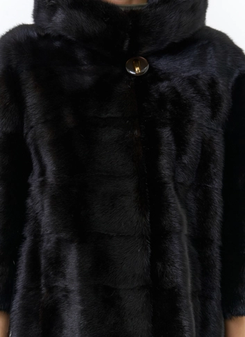 Шуба из норки фото