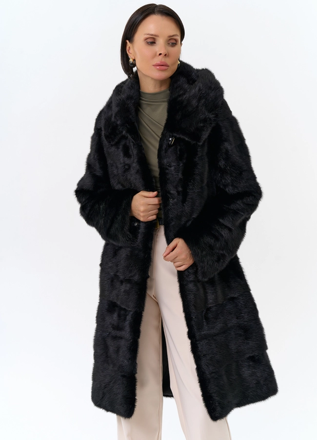 Шуба из норки модель № 24728 универмаг малина